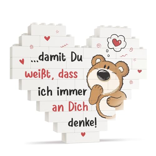 Encoink® Ich Liebe Dich Geschenke für Frauen Männer, Partner Geschenke für Fernbeziehung – Puzzle Dekoration, Süßes Hochzeitstag Geschenk Mann Frau, Jahrestag Geschenk für Ihn Sie, Paar Geschenke