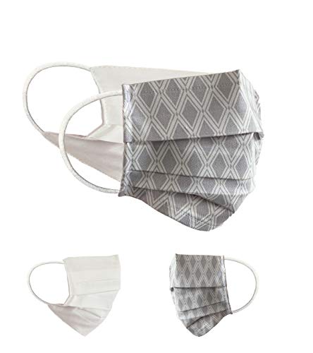 BaF Community Masken 2 per Pack Set Unisex Behelfsmaske Wendbar Mundschutz Maske Mund und Nasenschutz Wendemaske mit Motiv Baumwolle BCI Waschbar