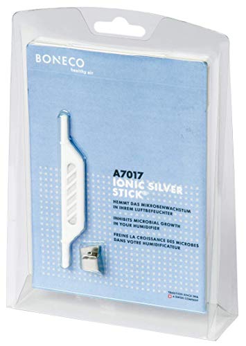 BONECO Ionic Silver Stick A7017 - hemmt Mikrobenwachstum im Luftbefeuchter - sorgt für langanhaltendes und gesundes Wasser, weiß