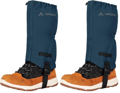 VAUDE Kinder Gamaschen Kids Gaiter II, robust und wasserdicht, Dark sea, Einheitsgröße (Packung mit 2)