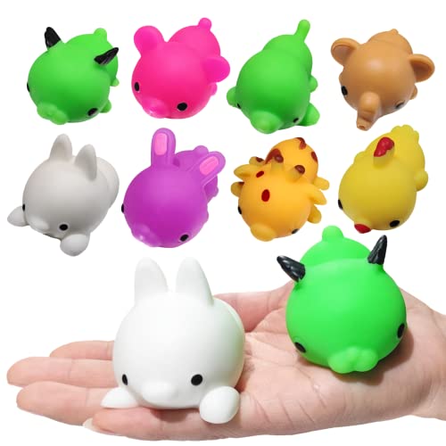 Aiyouwei 8-teilige Jumbo Mochi Squishy Spielzeug Squishy Tiere Stress Reliever Kinder Party Gefälligkeiten