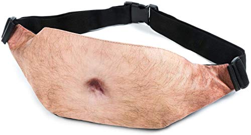 Bauch Gürteltasche - Bierbauch Bauchtasche wasserdichte Reißverschlusstasche Biergürtel Mehrfarbig