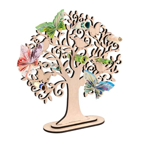 Geldgeschenk Hochzeit Holz Geldbaum Geldgeschenke Geburtstag Hochzeitsgeschenke für Brautpaar Geld Hochzeitsgeschenk