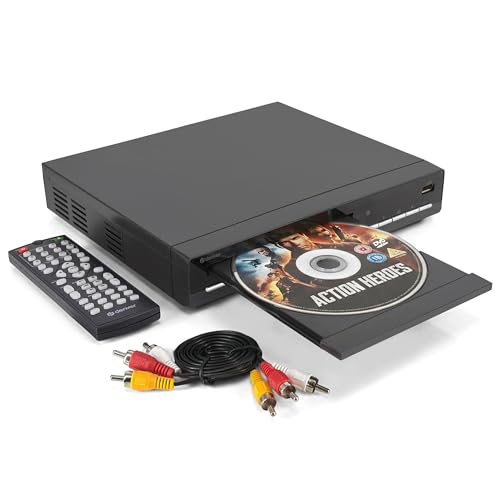 Denver DVH-7787MK3 DVD Player – Region-Free mit HDMI, Scart & USB-Verbindung – 1080p Upscaling, Dolby Digital Sound & Fernbedienung