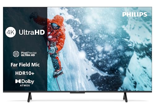Philips 55PUS7200 4K LED Smart TV - 55 Zoll Display mit Pixel Precise Ultra HD, Titan OS Plattform und Dolby Atmos Sound - Funktioniert mit Alexa und Google Sprachassistent