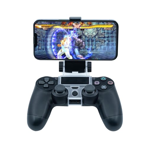 Mcbazel PS4 Smartphone Clip Halterung für PS4/ PS4 Slim/ PS4 Pro Controller – Handy Halterung Zubehör für Playstation 4