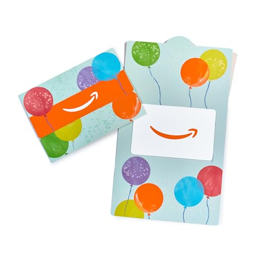 Amazon.de Physical Gift Card in a Mini Envelope - Bright Balloons