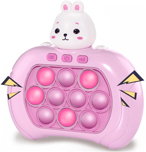 YsyYey Quick Push Pop Game Fidget Toys Pro für Kinder & Erwachsene, Handheld-Spiel, schnelle Puzzle-Spielmaschine, Push-Bubble-Stress-Spielzeug, Geschenk für Jungen, Mädchen, Teenager