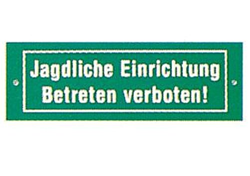 Akah Schild Jagdliche Einrichtung
