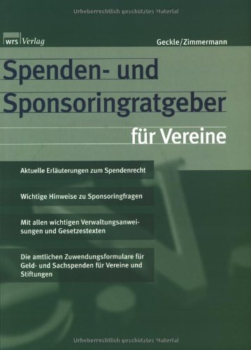 Spenden- und Sponsoringratgeber für Vereine