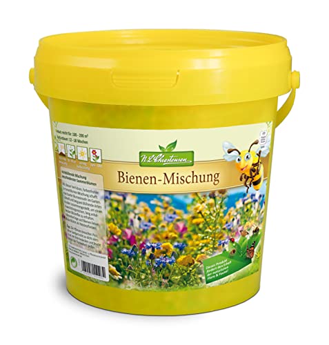 Bienenweide Bienen-Mischung bis zu 200qm Bienenfreundliche Mischung verschiedenster Sommerblumen Blumensamen Gartenblumen