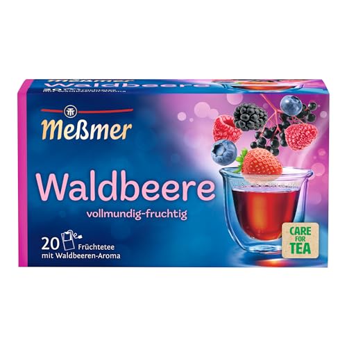 Meßmer Waldbeere | 20 Teebeutel | Vegan | Glutenfrei | Laktosefrei