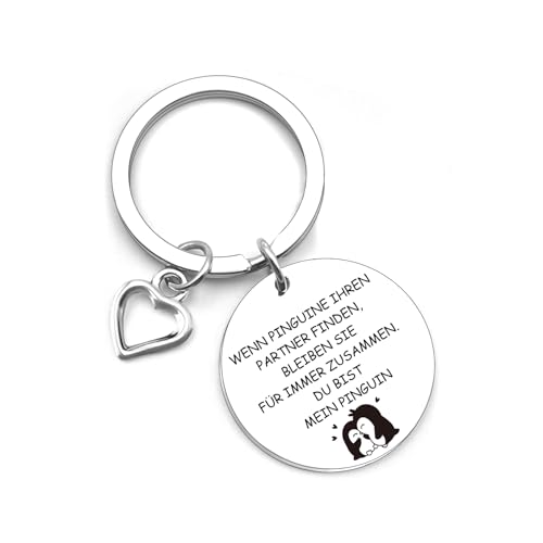 Valentinstag Geschenke für Ihn Sie Weihnachtsgeschenke Muttertagsgeschenk Ostergeschenk Geburtstag Jahrestag Schlüsselanhänger Pinguin Geschenk für Partner Freund Freundin Ehemann Ehefrau Männer Frau