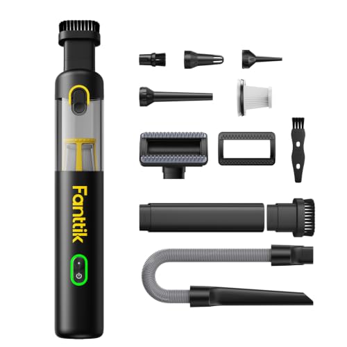Fanttik Slim V8 APEX Kabelloser Akku Autostaubsauger, 4-in-1 Mini (Schwarz)