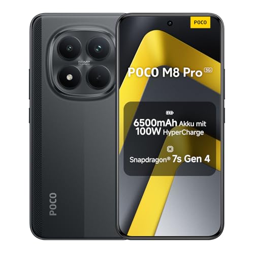XIAOMI Poco M8 Pro 5G Smartphone, 12 GB RAM + 512 GB Speicher, 6,83