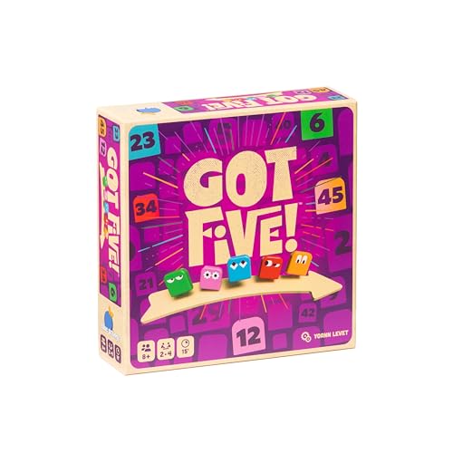 Blue Orange Got Five Gesellschaftsspiel – Logik und Abzug – Fliesen – ideal für Freunde oder Familie – ab 8 Jahren
