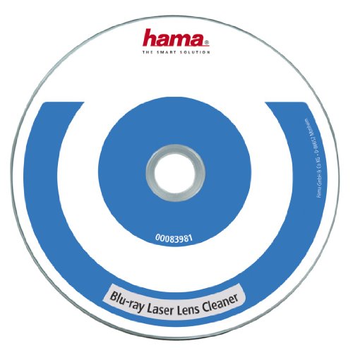 Hama Blu-Ray Reinigungsdisc (zur Beseitigung von Schmutz in Blu-Ray Laufwerken) Laser-Reinigungs Blu-Ray