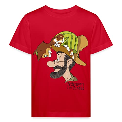 Spreadshirt Pettersson Und Findus Unterhalten Sich Kinder Bio-T-Shirt, 152