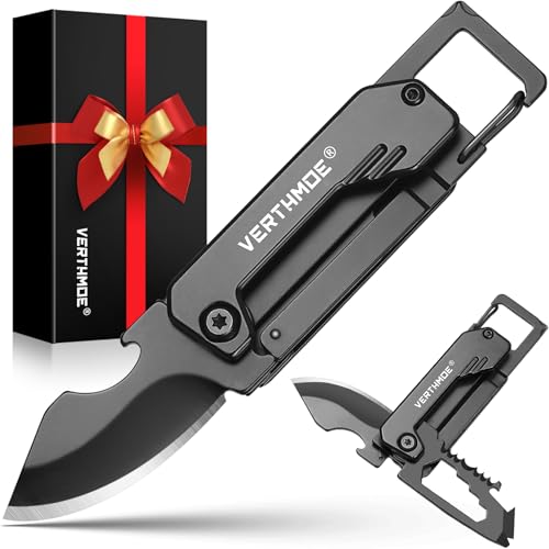 Geschenke für Männer- Taschenmesser Schlüsselanhänger - Multitool für Weihnachtsgeschenke, Camping Gadgets Klappmesser, Geburtstagsgeschenk für Männer Papa Opa, Adventskalender 2025 Weihnachten