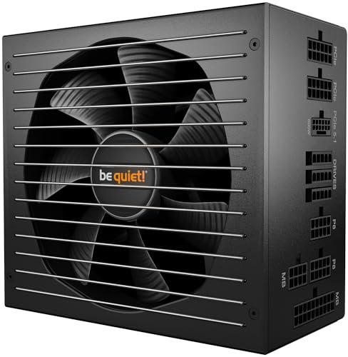 be quiet! Straight Power 12 1000W, ATX 3.1, 80 Plus® Platinum, nahezu unhörbarer Silent Wings Lüfter, für PCIe 5.1 und PCIe 6+2 Grafikkarten, 12V-2x6 Kabel enthalten, BN338
