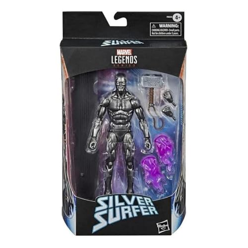 Hasbro Marvel Legends Series Avengers 15 cm große Action-Figur Silver Surfer mit 6 Accessoires