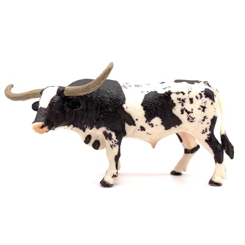 JWTRSVTY Dekorative Mini Kuh Modelle, Kuh-Modell Tierspielzeug, Simulations Kuh Ornament, Miniatur-Kuh-Dekoration, Kinder Tiere Kognition Spielzeug, Bauernhof Spielzeug für Mädchen Jungen Ab 3 Jahre