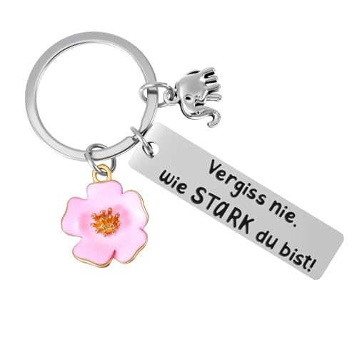 Tyqour Mutmacher Geschenk Beste Freundin Geschenke für Frauen Geburtstagsgeschenk Gute Besserung Geschenke für Freundin Mama Geburtstag Frau Kleines Geschenk Glücksbringer Schlüsselanhänger