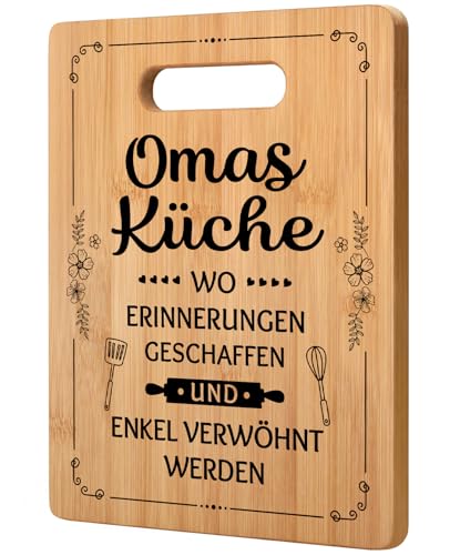 Oma Geschenk, Oma Weihnachtsgeschenke, Bambus Schneidebrett, Geschenke für Oma, Oma Geschenk Geburtstag, Küchengeschenke für Oma, Beste Oma Geschenk, Muttertagsgeschenk