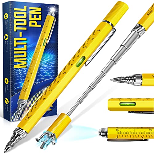 Geschenke für Männer Papa Opa Multifunktionsstift: Männer Geschenke Weihnachten Papa Opa Vater Geschenk Geschenkideen für Männer Multitool Stift Cool Gadgets Technik für Männer Werkzeug Geschenk