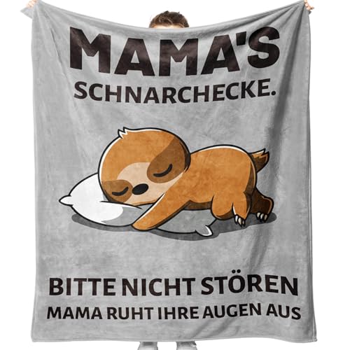 KAAYEE Mama Geschenk Weihnachten, Kuscheldecke Geschenke für Mama zum Geburtstag Valentinstag Muttertag, Geburtstagsgeschenk Ostergeschenke Muttertagsgeschenk für Mutter
