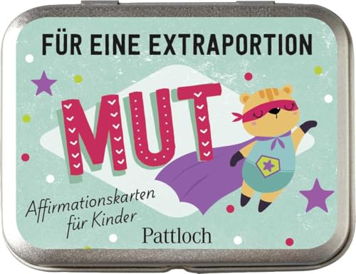 Für eine Extraportion Mut: Affirmationskarten für Kinder | 25 Mutmacher-Karten, ein ideales Geschenk zum Schulanfang oder für die Schultüte (Kartensets für Kinder, Band 1)