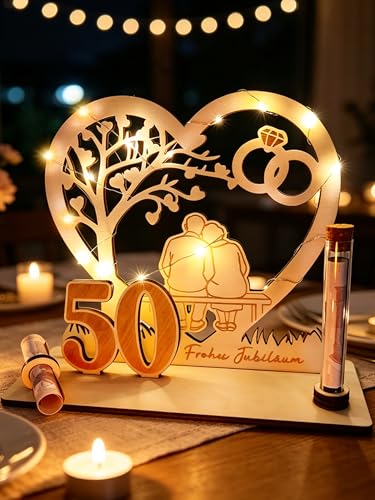 Goldene Hochzeit Geschenke, Geschenkidee Zum 50. Hochzeitstag Eltern