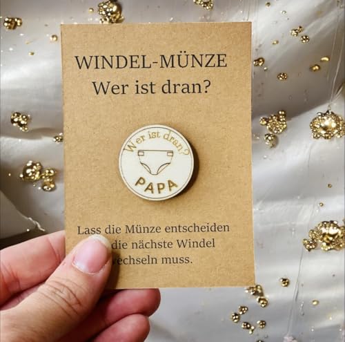 Windelmünze - das Geschenk für frischgebackene Eltern