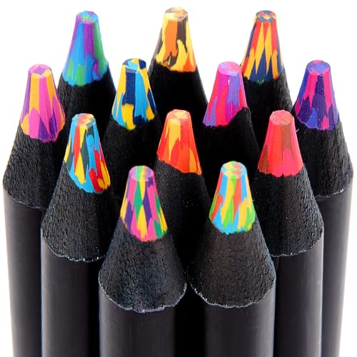 Maqhpu Schultüte Füllung, Einschulung Mädchen, 12 Farben Regenbogenstift, Geschenke für Mädchen 4-12 jahre, Buntstifte Stifte Kinde, Bastelset Kinder ab 6 Jahre, Mitgebsel Kindergeburtstag