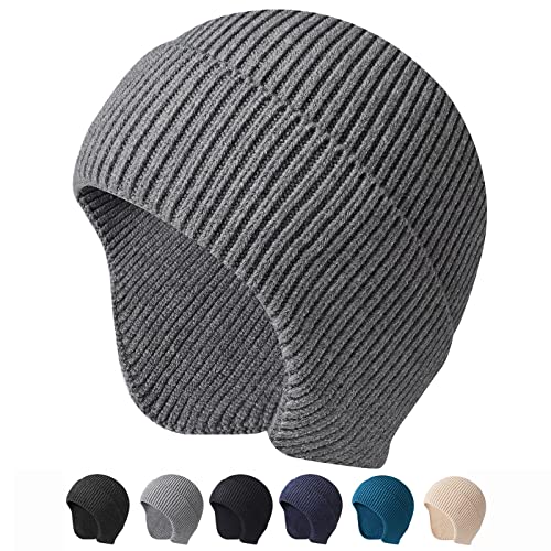 Arcweg Wintermütze Herren Weich Warm Strickmütze Beanie Mütze Atmungsaktiv Mütze für Damen und Herren Unisex Outdoor
