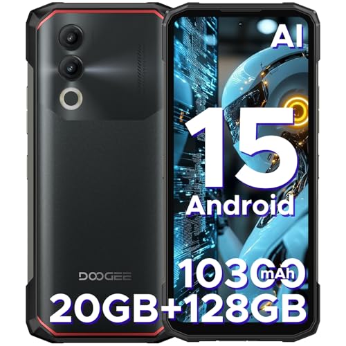 DOOGEE Blade 20 Android 15 Outdoor Handy Ohne Vertrag 10300mAh, 20GB+128GB/2TB Outdoor Smartphone Ultradünn 15,8mm, 6.6