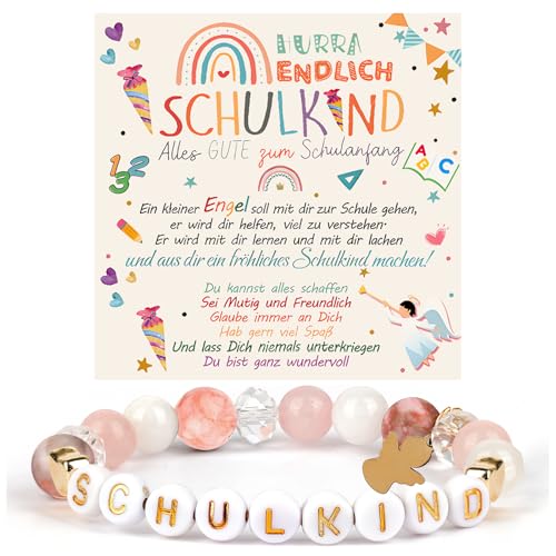Werfunee Einschulung Geschenk SchultüteMädchen SchutzengelArmband Schulkind