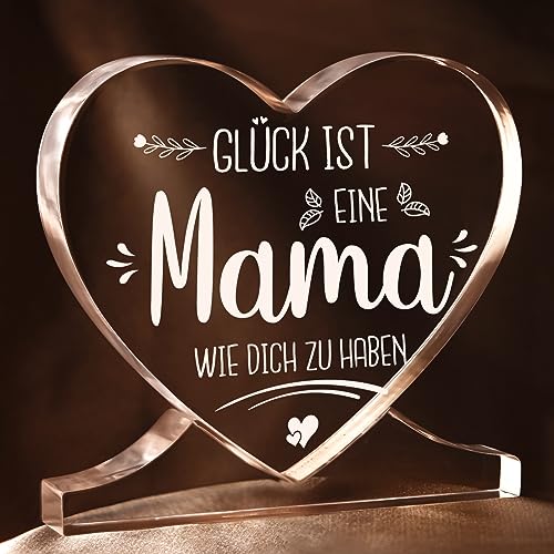 Juratar Geschenke für Mama von Tochter Sohn, Holzschilder Heimat Dekoration Mama Geschenk, Muttertag Geburtstags Geschenk für Mama, Mutter Geschenk