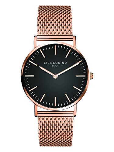 Liebeskind Damen Analog Quarz Armbanduhr mit Edelstahlarmband LT-0098-MQ