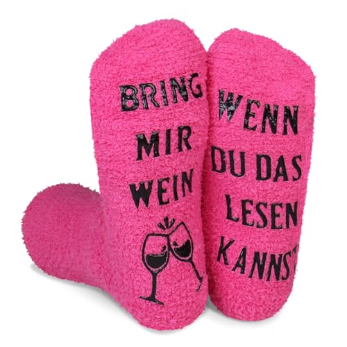LFENYIGI Lustige Geschenk für Frauen-Wenn Du Das Lesen Kannst Bring Mir, Wellness geschenke für oma Weihnachtssocken witziges Geburtstagsgeschenk für Freundin Schwester Mama