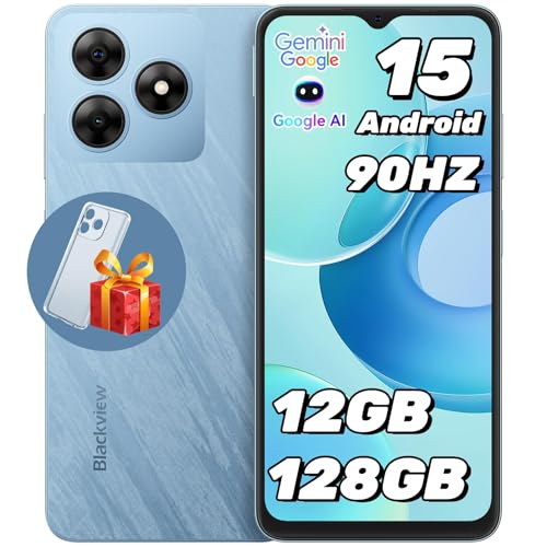 Blackview Wave 8 Handy Ohne vertrag Android 14, 12GB+128GB/2TB TF, 90Hz 6.56