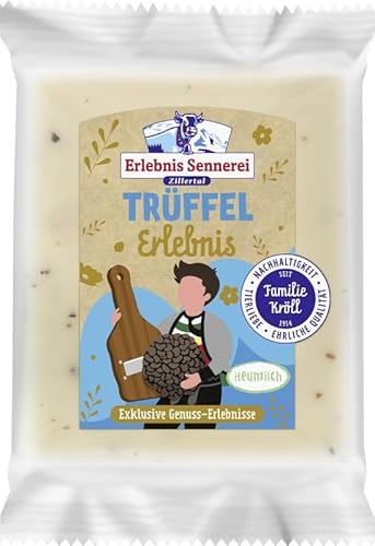 Erlebnis Sennerei Zillertal Heumilch-Schnittkäse Trüffel Erlebnis 45% Fett i. Tr., 150 g