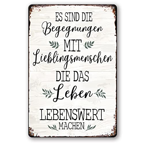 Lonmo Art Metallschild Sprüche Schilder Retro Büro Metall Schilder Vintage Poster Freundschaft Geschenke Deko Garten Wandschild Bade Wand Dekoration (20 x 30 cm)