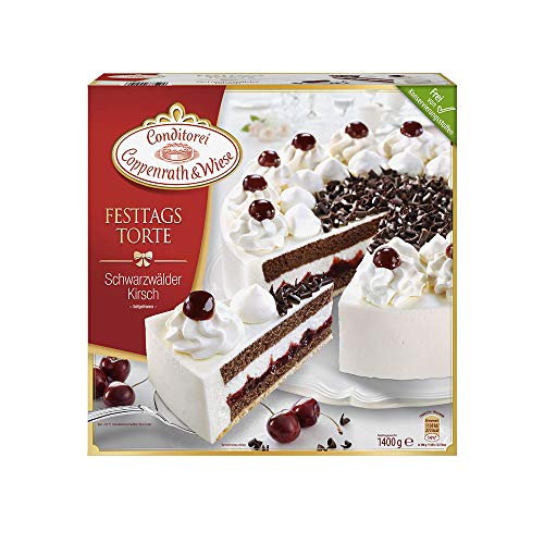 Conditorei Coppenrath & Wiese Festtagstorte, Schwarzwälder Kirsch, 1.4kg (Tiefgefroren)