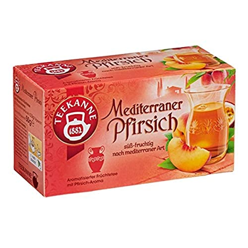 Teekanne Mediterraner Pfirsich, 20 Teebeutel, 50g