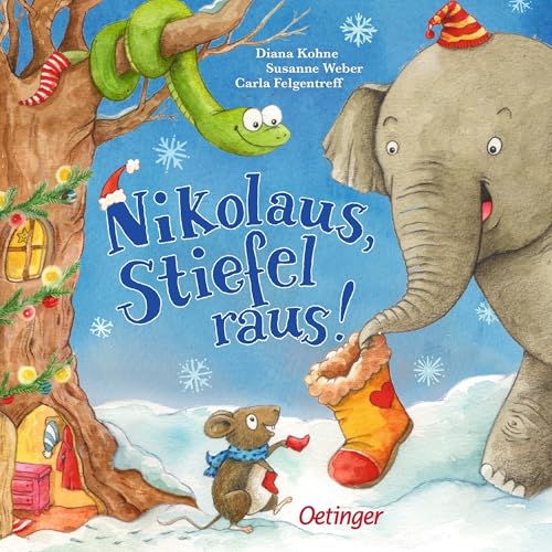 Nikolaus, Stiefel raus!: Lustig gereimtes Pappbilderbuch für Kinder ab 2 Jahren