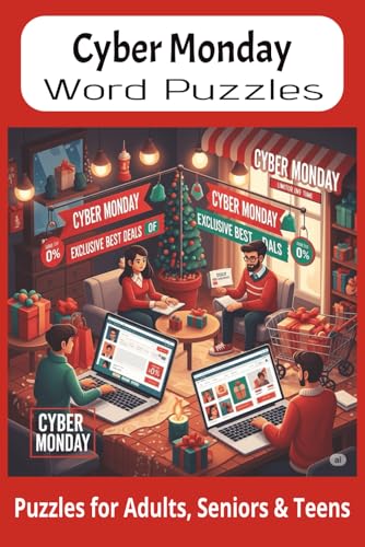 Cyber Monday Word Search Puzzle Book: Fun and Easy-to-Read Word Searches Celebrating Cyber Monday – Traditions, History, Symbols & More | 6x9”, 110 ... for Holidays, Travel, or Relaxing Free Time