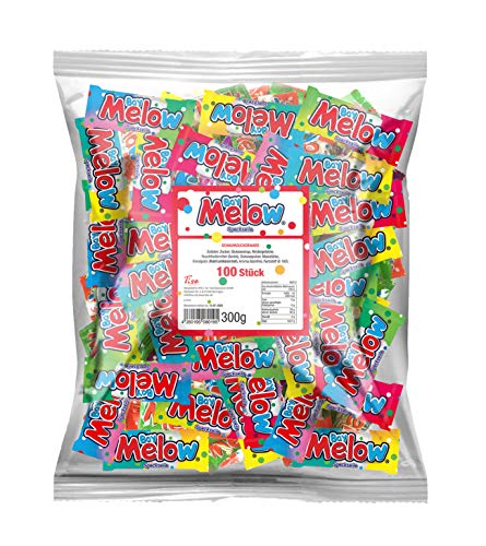 Tise Süsswaren Bay Mellow Speckseile - Marshmellow, Wurfmaterial für Karneval und Fasching, Give Away, 100 Stück