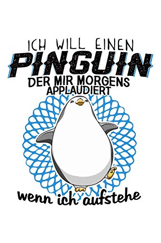 Morgens: Pinguin: Notizbuch für Morgenmuffel Morgenmuffel Kaffee-Liebhaber Kaffee-Trinker