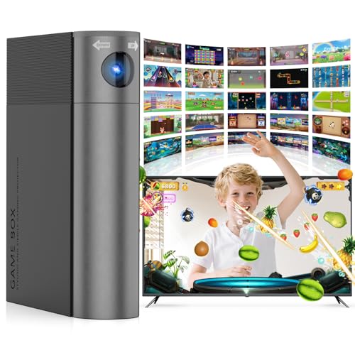 AR Bewegungsspielkonsole für Kinder: Plug & Play am TV – Interaktives Videospiel-System für aktiven Indoor-Spiele-Spaß und Spielenachte – Elektronische Spiele für Jungen und Mädchen ab 6 Jahren